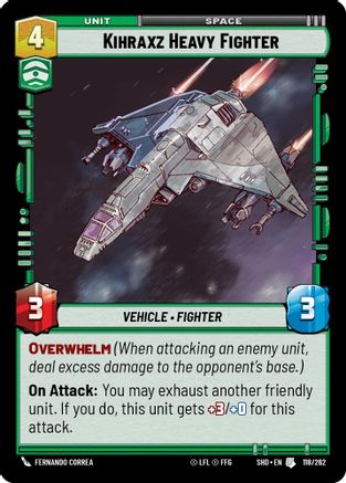 Kihraxz Heavy Fighter - 118/262 - Uncommon