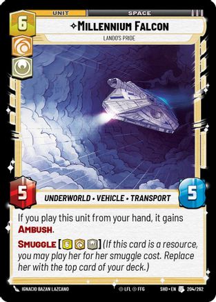 Millennium Falcon - Lando’s Pride - 204/262 - Uncommon