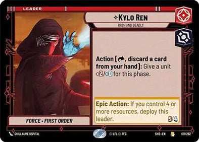 Kylo Ren - Rash and Deadly - 011/262 - Rare