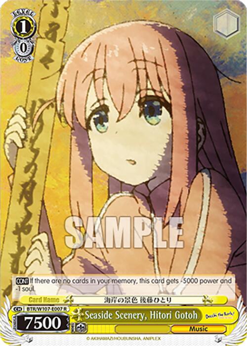 Seaside Scenery, Hitori Gotoh - BTR/W107-E007R - Rare