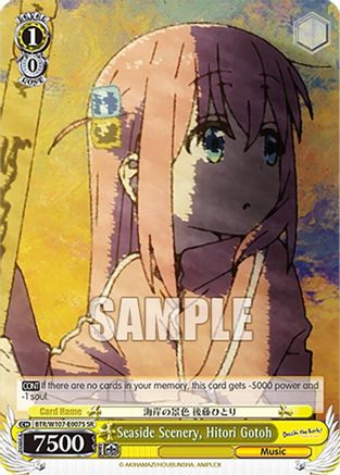 Seaside Scenery, Hitori Gotoh (SR) - BTR/W107-E007SSR - Super Rare