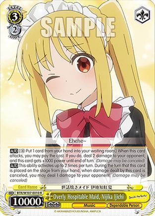 Overly Hospitable Maid, Nijika Ijichi - BTR/W107-E010R - Rare