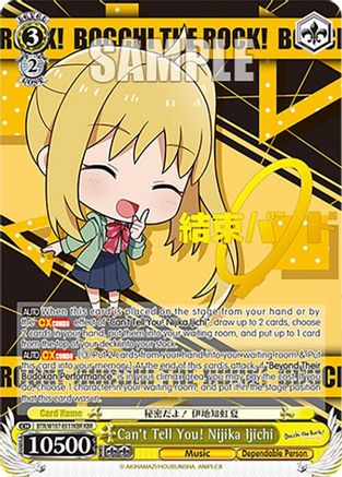 Can't Tell You! Nijika Ijichi (KBR) - BTR/W107-E011KBRKBR - Kessoku Band Rare