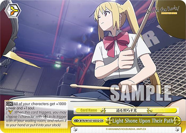 Light Shone Upon Their Path - BTR/W107-E032CR - Climax Rare
