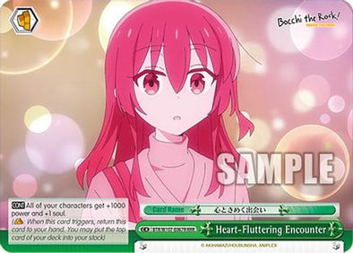 Heart-Fluttering Encounter (RRR) - BTR/W107-E067RRRR - Triple Rare