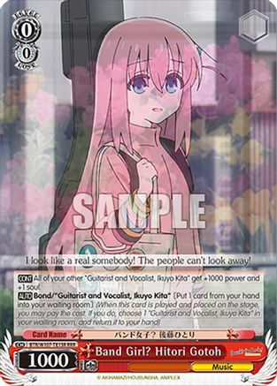 Band Girl? Hitori Gotoh (RRR) - BTR/W107-TE13RRRR - Triple Rare