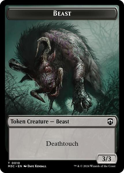 Beast (010) // Shapeshifter (008) Token (TM3C)
