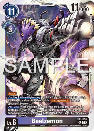 Beelzemon - EX6-056 - Rare