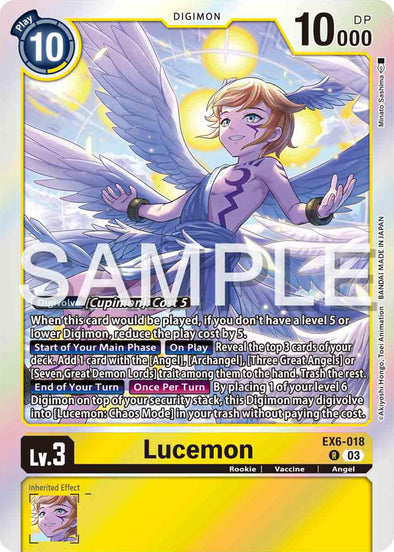 Lucemon - EX6-018 - Rare