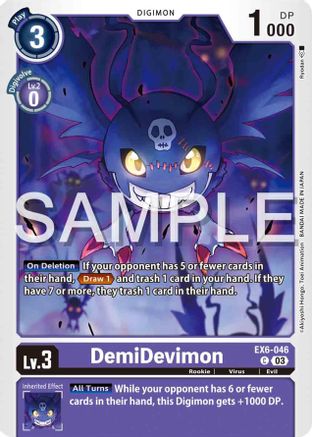 DemiDevimon - EX6-046 - Common