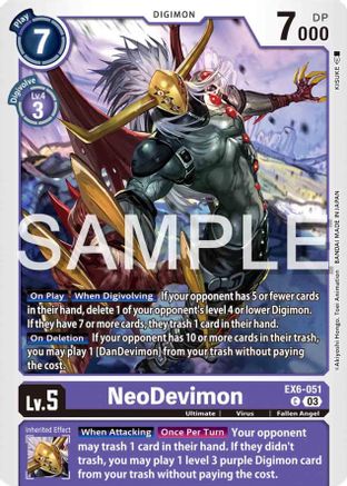 NeoDevimon - EX6-051 - Common