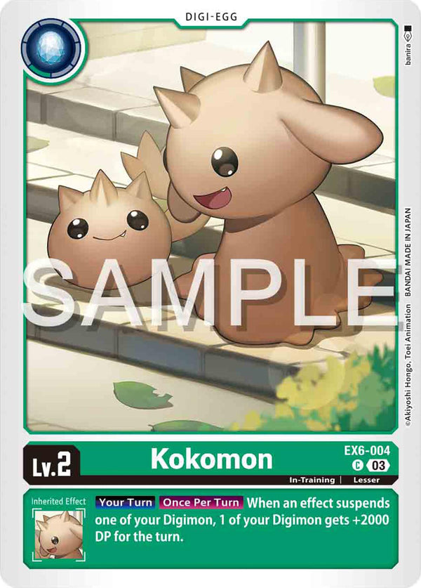 Kokomon - EX6-004 - Common
