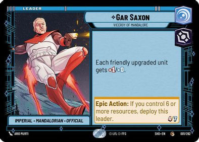 Gar Saxon - Viceroy of Mandalore - 001/262 - Common