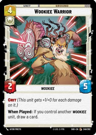 Wookiee Warrior - 249/262 - Common