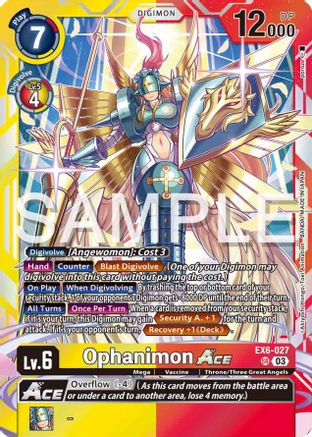 Ophanimon ACE - EX6-027 - Super Rare