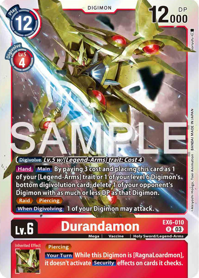 Durandamon - EX6-010 - Rare