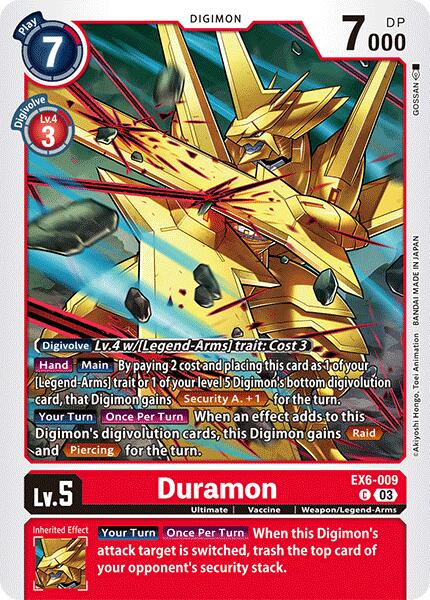 Duramon - EX6-009 - Common