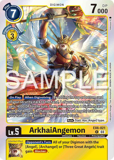 ArkhaiAngemon - EX6-021 - Rare