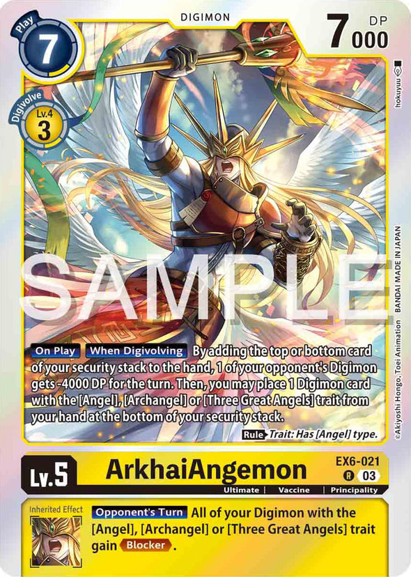 ArkhaiAngemon - EX6-021 - Rare