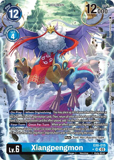 Xiangpengmon (Alternate Art) - EX6-015 - Super Rare