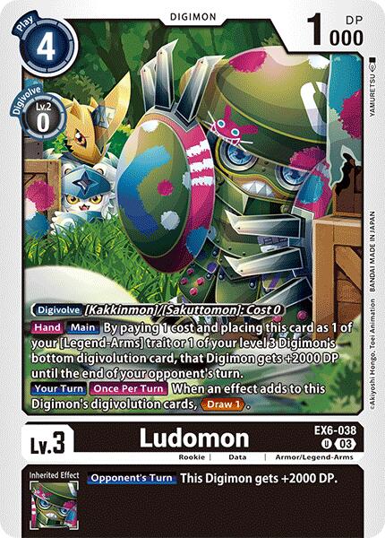 Ludomon - EX6-038 - Uncommon