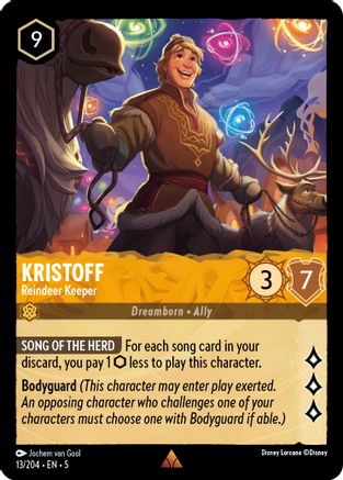 Kristoff (Reindeer Keeper) - 13/204 - Rare