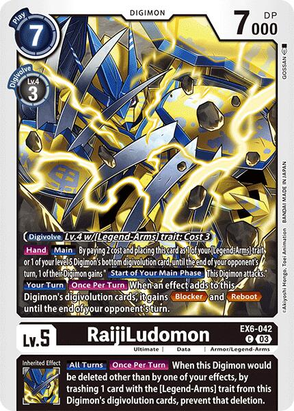 RaijiLudomon - EX6-042 - Common