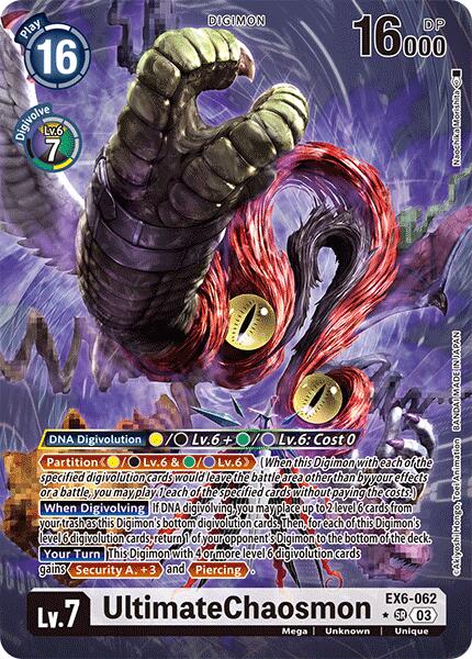 UltimateChaosmon (Alternate Art) - EX6-062 - Super Rare