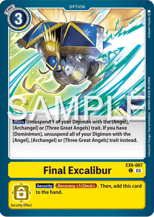 Final Excalibur - EX6-067 - Common