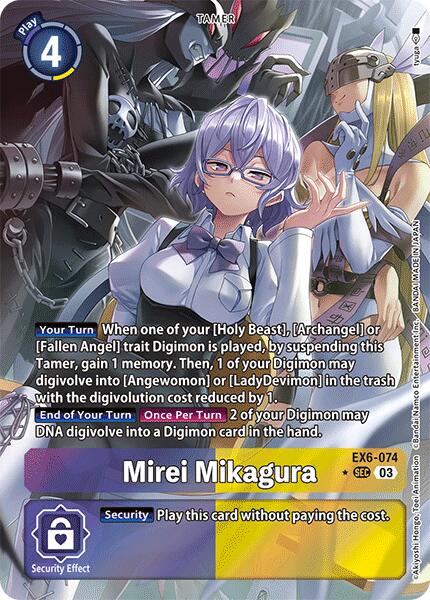 Mirei Mikagura (Alternate Art) - EX6-074 - Secret Rare