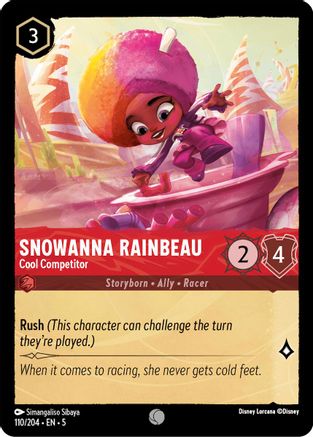 Snowanna Rainbeau (Cool Competitor) - 110/204 - Common