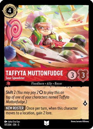 Taffyta Muttonfudge (Sour Speedster) - 117/204 - Uncommon