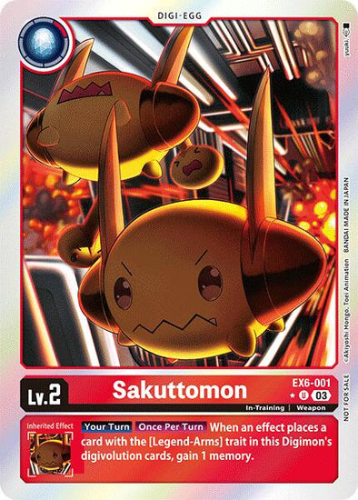 Sakuttomon (Box Promotion Pack: Infernal Ascension) - EX6-001 - Uncommon