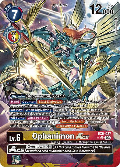 Ophanimon ACE (Alternate Art) - EX6-027 - Super Rare