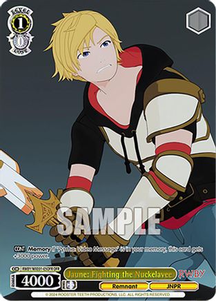 Jaune: Fighting the Nuckelavee (OFR) - RWBY/WXE01-05OFROFR - Over-Frame Rare