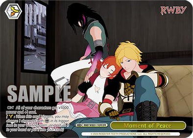 Moment of Peace (OFR) - RWBY/WXE01-11OFROFR - Over-Frame Rare