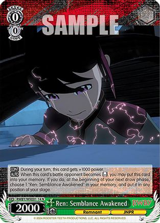 Ren: Semblance Awakened - RWBY/WXE01-14N - Normal