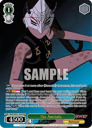 Ilia Amitola (OFR) - RWBY/WXE01-18OFROFR - Over-Frame Rare