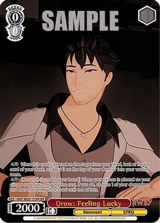 Qrow: Feeling Lucky (OFR) - RWBY/WXE01-31OFROFR - Over-Frame Rare