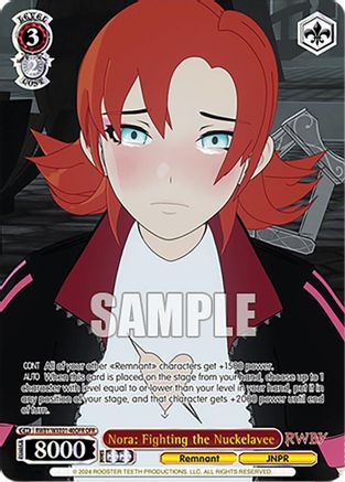 Nora: Fighting the Nuckelavee (OFR) - RWBY/WXE01-40OFROFR - Over-Frame Rare