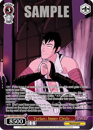 Tyrian: Inner Circle (OFR) - RWBY/WXE01-41OFROFR - Over-Frame Rare