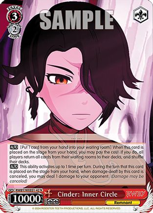 Cinder: Inner Circle - RWBY/WXE01-42N - Normal