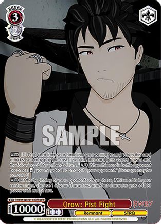 Qrow: Fist Fight (OFR) - RWBY/WXE01-43OFROFR - Over-Frame Rare