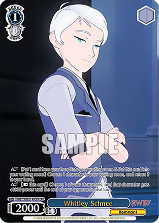 Whitley Schnee (OFR) - RWBY/WXE01-49OFROFR - Over-Frame Rare