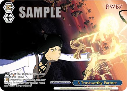 A Trustworthy Partner(OFR) - RWBY/WXE01-55OFROFR - Over-Frame Rare