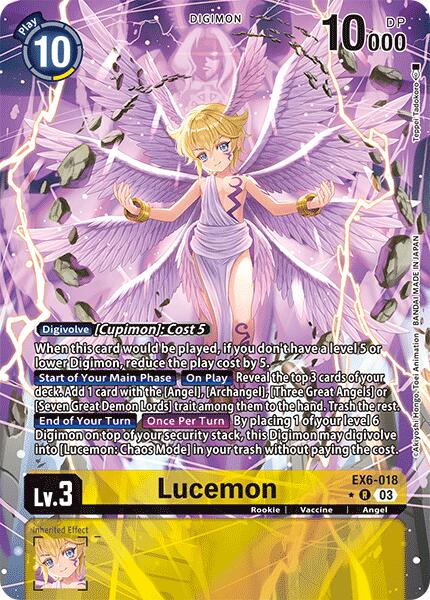 Lucemon (Alternate Art) - EX6-018 - Rare