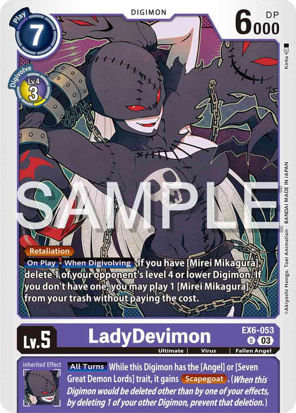 LadyDevimon - EX6-053 - Uncommon