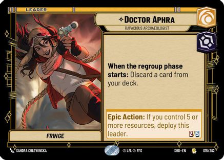 Doctor Aphra - Rapacious Archaeologist - 015/262 - Rare