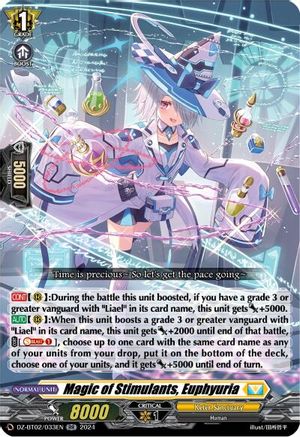 Magic of Stimulants, Euphyuria - DZ-BT02/033EN - Double Rare