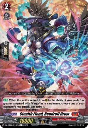 Stealth Fiend, Beadroll Crow - DZ-BT02/044EN - Rare